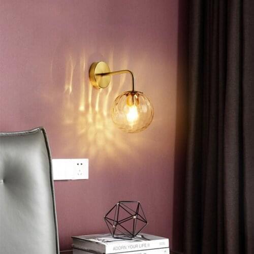 Modern crystal wall lamp hanglampen crystal lampes suspendues wood rope living room bedside corridor wall lamp