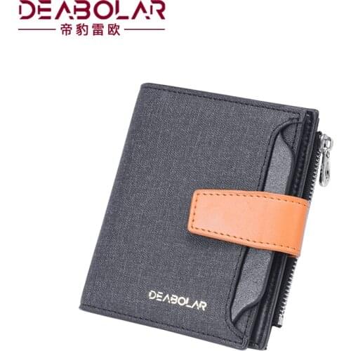 Vintage Mens Wallet Hasp Short Male Purse PU Leather Big Capacity Men Coin Purses Card Holder New Clutch Bag Money Bag Wallets