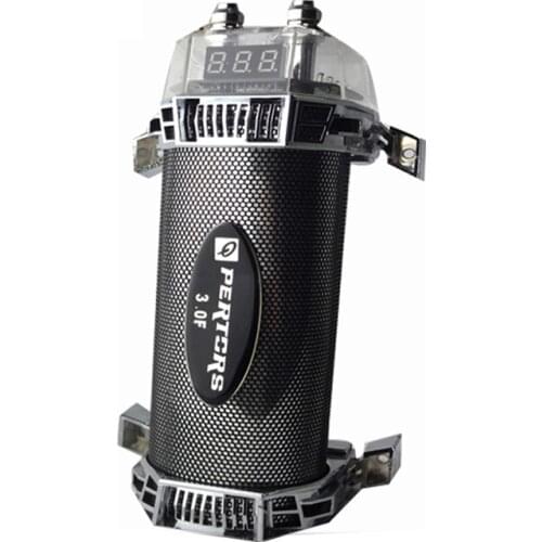 High-end Quality 3.0 Farah Capacitance With Indicator Car Audio Speaker Amplifier Storage Regulator Capacitors