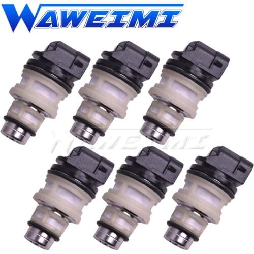 WAWEIMI 6 Pieces Fuel Injector OE D224A5278 For G-M CARS-TRUCKS 2.0L 2.2L 2.5L L4 Rochster TBI 1987-1991 High Quality