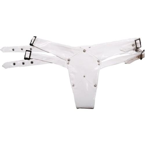 Plus Size Women Mirror Thong G-Strings PVC Faux Leather Panties Wet Look T-Back Bikini Briefs Shiny Underwear Bragas Mujer Tanga