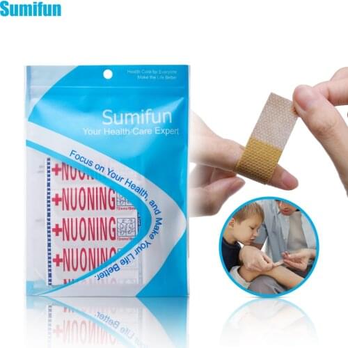 100Pcs Sumifun Band Aid Wound Dressings Sterile Hemostasis Stickers First Aid Bandage Heel Cushion Adhesive Medical PlasterZ37