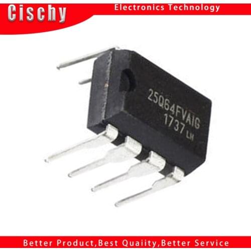 1PCS W25Q64BVAIG W25Q64FVAIG 25Q64BVAIG 25Q64 W25Q64 DIP-8 motherboard BIOS chip 8MB flash memory new original In Stock