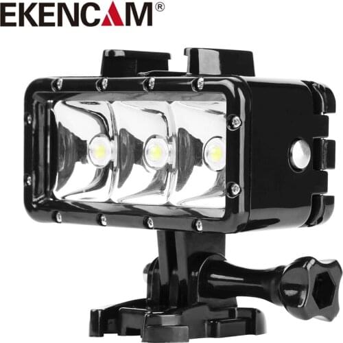 40M Waterproof Diving LED Light for GoPro Max Hero 9 8 7 6 5 Insta360 OneR Snorkel Light Underwater For DJI Camera Accessories