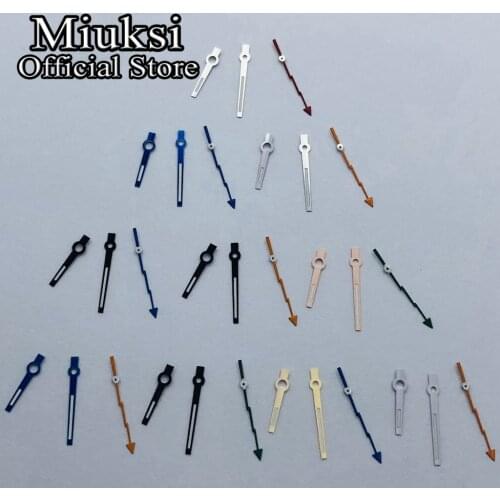 Miuksi watch hands green luminous hands fit NH35 NH36 ETA 2824 2836 Miyota 8205 8215 821A Mingzhu DG 2813 3804 movement