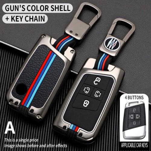 Zinc Alloy Car Remote Key Case Cover Holder Shell Fob For Volkswagen VW Magotan Passat B8 Golf Fit Skoda 2021 Accessories