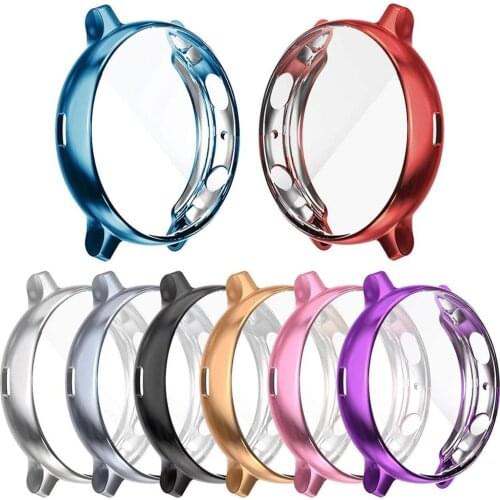 Case For Samsung watch active 2 44mm 40mm bumper TPU silicone Screen Protection cover+film samsung active 2 active2 44mm 40mm