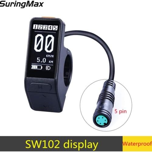 Electric Bicycle Part SW102 Mini LCD Display for BBS01 BBS02 BBSHD Middle Dirve Motor
