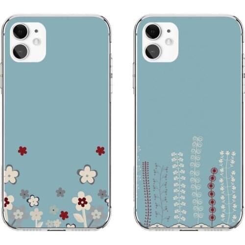 Elegant art design flower Phone Cases For iPhone 12 X XS Max XR Case For iphone 11 SE 2020 7 8 Plus 11 12Pro 12MINI