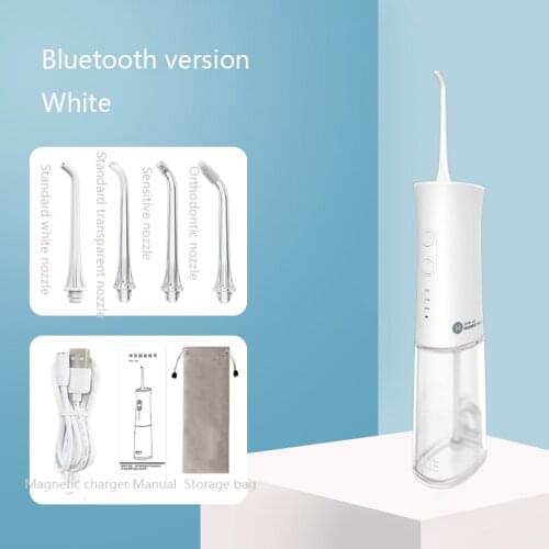 Electric Dental Flusher Bluetooth Portable 170ML Magnetic Rechargeable Orthodontic Water Flosser For Oral Cleaning