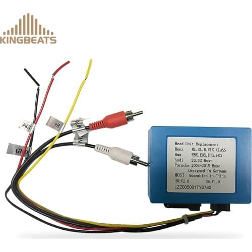 KingBeats For Skoda Kodiaq Octavia 3 A7 For Volkswagen Tiguan 2 Mk Golf 7 Optical audio conversion box