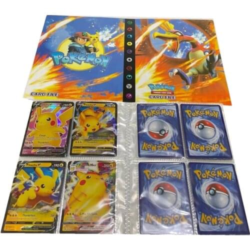 240Pcs Pokemon Card Holder Limited collection Folder High Quality Album Book Game Cards Toys gifts Kids