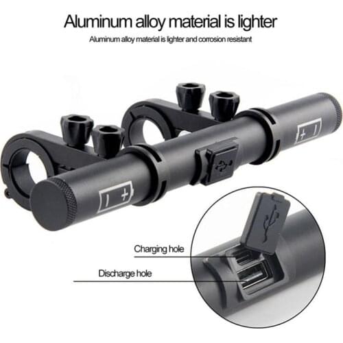 Mobile power bicycle handlebar extension bracket, bicycle front light bracket, computer bracket, mobile phone charging bracket