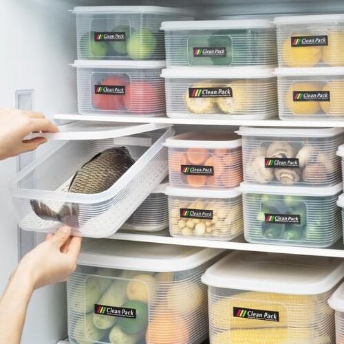Kitchen Soft Lid Storage Box Fresh-keeping Box Refrigerator Fruit And Vegetable Transparent With Lid Kitchen Storage Box