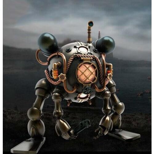 1:35 scale die-cast resin war scene model resin underwater robot white model 3518 free shipping