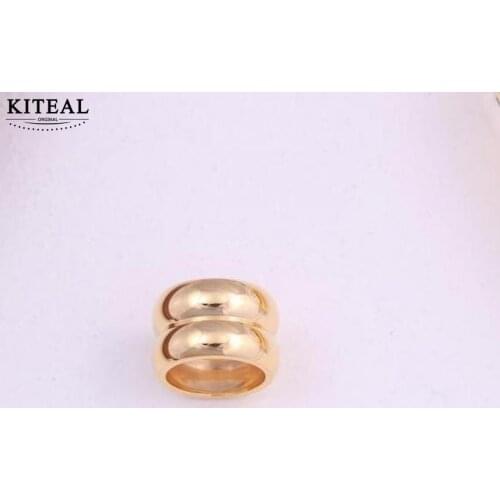 KITEAL Fashion jewellery charms Gold Filled size 6 7 8 Lady engagement ring circular opal Factory Wholesale