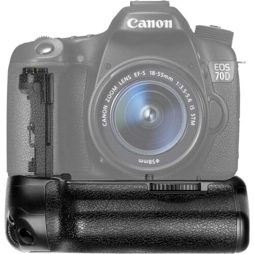 Neewer Vertical Shutter Battery Grip Holder For LP-E6 Battery or 6 Pieces AA Batteries for Canon EOS 70D 80D Camera DSLR
