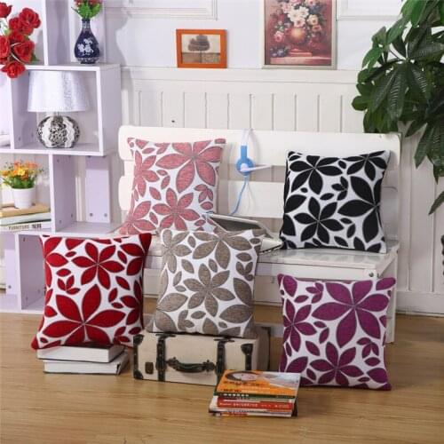 Hap-deer chenille lace Cushion for Sofa Car Seat National floral geometry housewarming gift Throw Pillow retro HomeDecorative