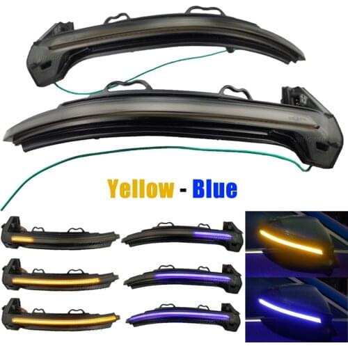Flowing Water Dynamic Blinker Indicator Rearview Side Mirror LED Turn Signal Light For Audi A4 A5 B9 S4 S5 RS5 2017 2018 2019