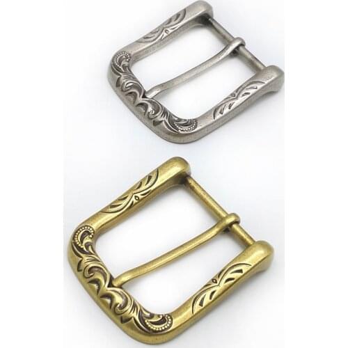 40mm Pin Belt Buckle Mens Womens Metal Clip Buckle DIY Leather Craft Jeans Accessories Supply for 3.8cm-3.9cm Wide Belt