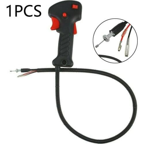 19mm Lawn Mower Throttle Handle Cable Switch For Strimmer Trimmer Brush Cutter Repair Replacement Accessories