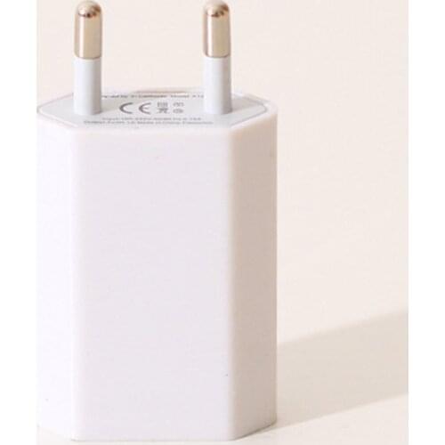 EU Plug USB Port Charger Quick Charge For Phone Adapter 5V 1A Tablet Portable Wall Mobile Fast Wall Charger