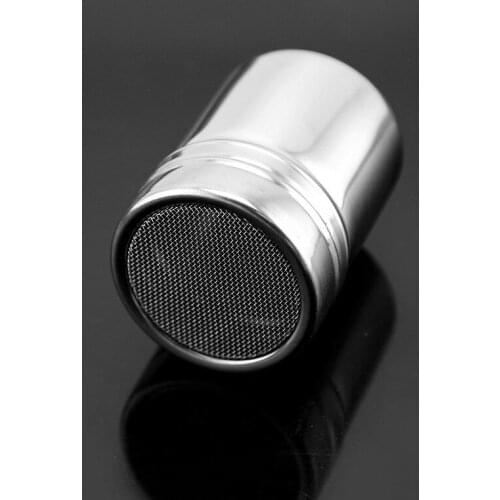 Chocolate Shaker Lid Stainless Steel Icing Sugar Flour Cocoa Powder Coffee Sifter Cooking Tool E7