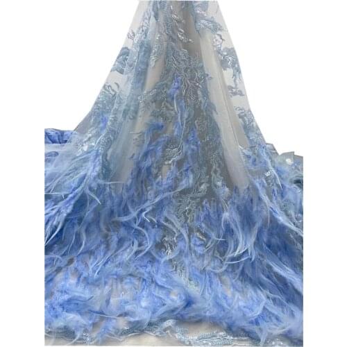 SJ Lace African 3D Tulle Lace Fabric 2021 High Quality Lace French Lace Fabric Sewing Nigerian Lace Fabrics For Wedding jh3-44