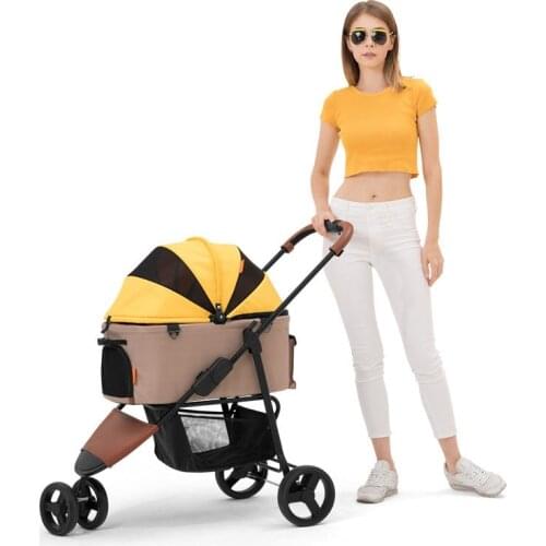Split Car Bag Going Out For Three Rounds Wheelbarrow Foldable Separable Universal Cart Dogs Cats Are Available Dogs Accessories