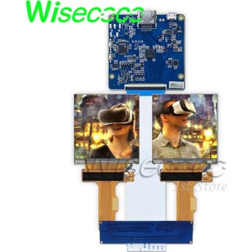 Wisecoco 2.9 Inch VR LCD Display 1440x1440 AR MR HMD Dual Screen LS029B3SX04 MIPI Controller Board 40 Pins