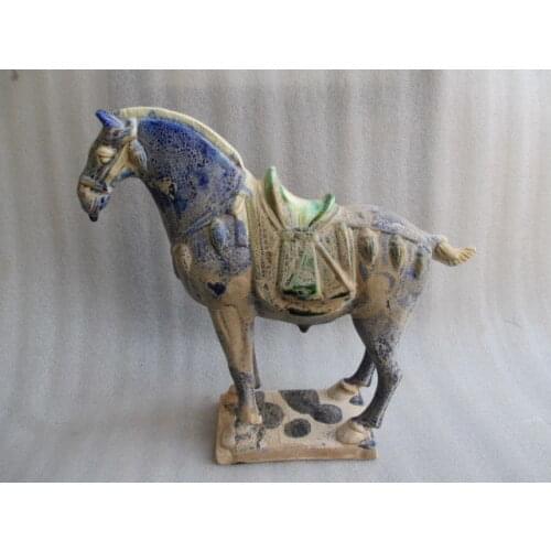 19.8 cm * / Tang sancai ceramics collection horses in ancient China/3
