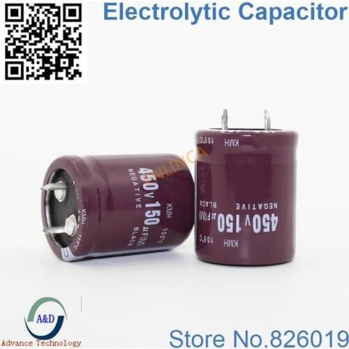 20pcs/lot 450V 150UF Radial DIP Aluminum Electrolytic Capacitors size 25*30 150UF 450V Tolerance 20