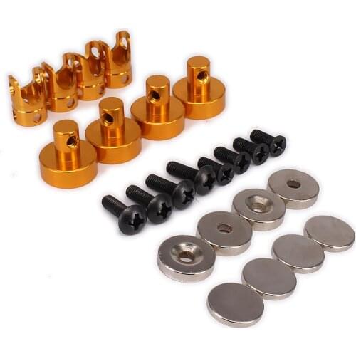 21mm Long Magnetic Stealth Invisible Body Shell Mount Posts for 1/10 RC Model Car HSP WLtoys Axial Himoto Traxxas HPI Redcat