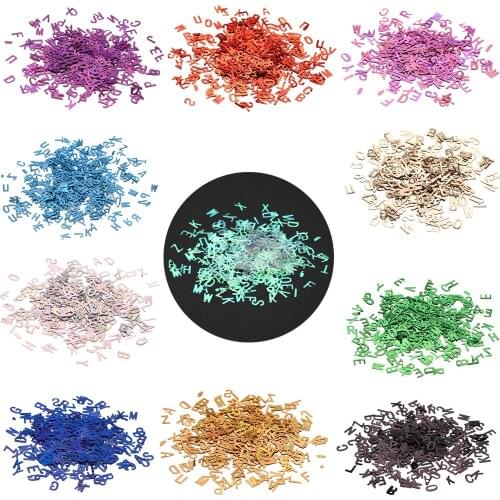 11g/lot 5mm Sequin Colorful Loose Sequins Nail Art UV Epoxy Resin Filling Material For DIY Jewelry Making Supplies Accessories