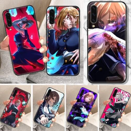 Jujutsu Kaisen Kugisaki Nobara Phone Case For Samsung Galaxy A 10 12 20E 21S 30 32 40 50 51 52 70 71 72 5 6 7 2016 2018 black 3D