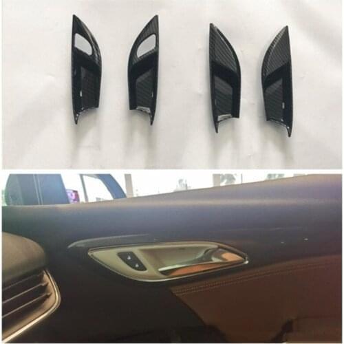 For Buick Envision S 2020 Car Door Handle Bowl Frame Trim Cover ABS Car Styling Decoration Auto Accessories