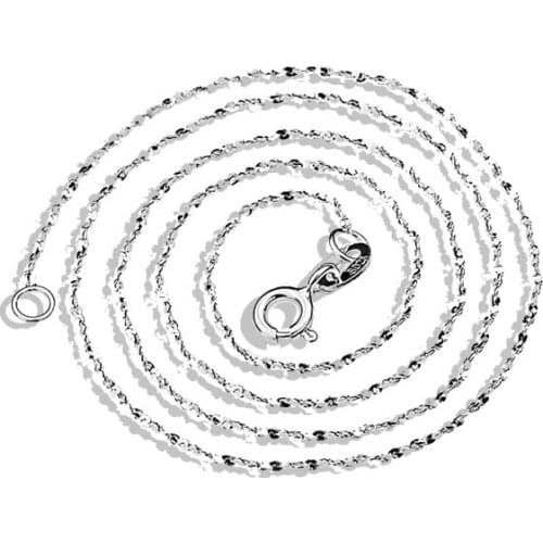 925 Sterling Silver Gypsophila Necklace Pendant Exclusive Wearing Necklace Clavicle Engagement Wedding Chain