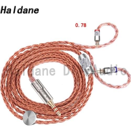 Haldane 16 Cores Pure Copper Upgrade Headphone Cable MMCX/2Pin For ZSX TFZ W4r UM3x 1964 Heir 10.A IEM8.0 IEM10.0 se535 215 846
