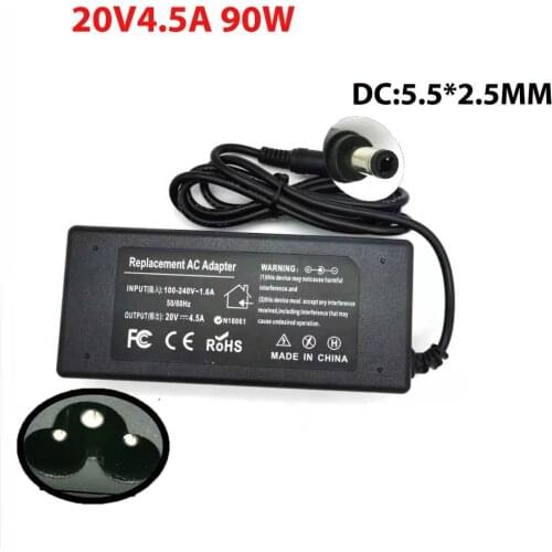 HSW 20V 4.5A 5.5*2.5 Laptop Ac Adapter Charger for Lenovo Ideapad Z485 Z510 Z560 Z565 Z570 Z575 Z580 Z585 U110 U130