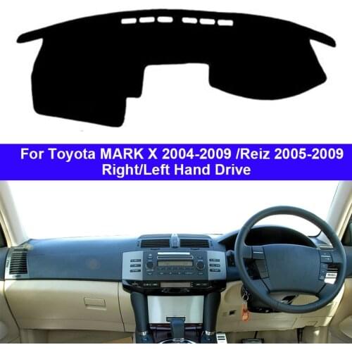 Car Dashboard Cover Dash Mat Carpet Cape For Toyota MARK X 2004 - 2009 Reiz 2005 - 2009 Auto Sun Shade Anti-Sun UV Anti-dirty