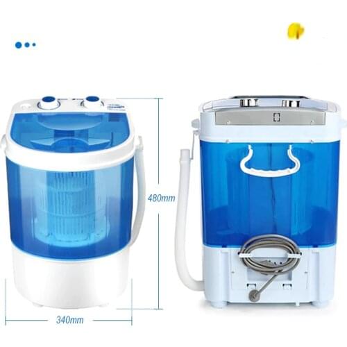 2021 Best Selling 2.2Kg Portable Baby Household Underwear Single Tub Semi-Automatic Cloth Mini Washing Machine With Spin Dry