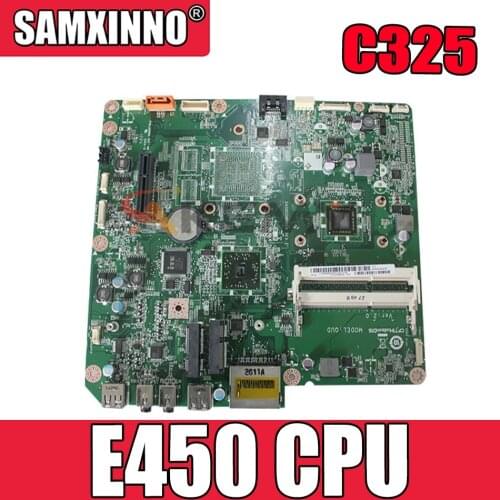 High Quality MB 90000079 For Lenovo C325 20" AIO Laptop Motherboard With AMD E450 CPU DA0QUDMB6D0 REV:D DDR3 100% Tested