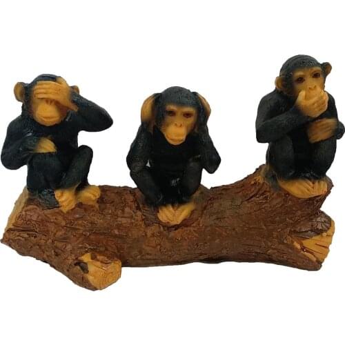 Did not see Did not hear did not know Trinket 3 monkey authentic sweety gift home decoration