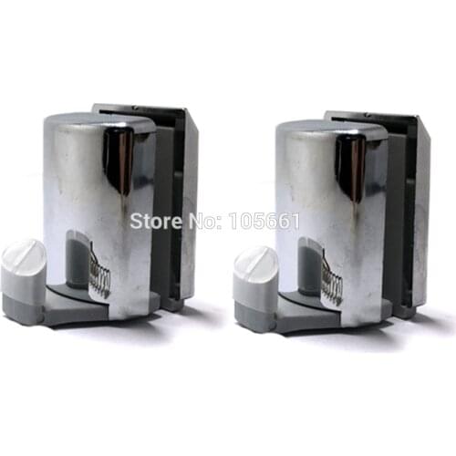 New Set of 4 Chrome Shower door Lower Hooks / rollers / pulleys / runners /wheel