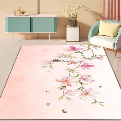 Simple Modern Carpet Home Decoration Modern Non-slip Mat Home Bedside Carpet Tatami Floor Mat