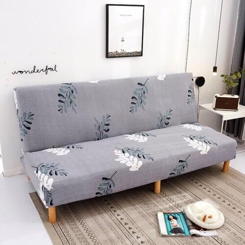 Elastic Sofa Bed Cover All-inclusive Tight Wrap Sofa Cover for Living Room Stretch Couch Cover Without Armrest Cubre Funda Sofa