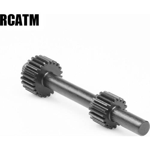 Reinforced Steel Gearbox Gear Coaxial Connecting Parts 23T 18T For 1/10 RC Crawler car AXIAL SCX10 III AX103007