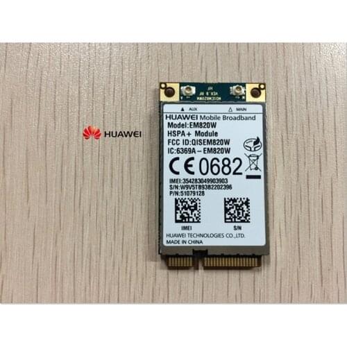 In stock! Huawei EM820W GSM EDGE WCDMA 3G Wireless Card mini PCI-E 100% New&Original Support GPS Voice Message