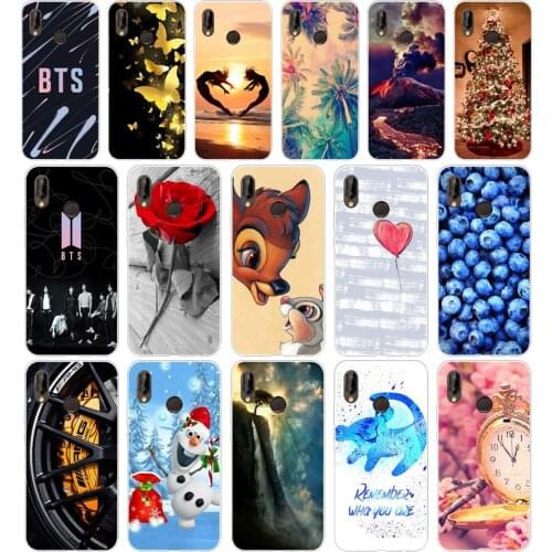 X Huawei P20 Lite Case 5.84inch Huawei P20 Lite Soft Rubber TPU Silicone Back Phone Case For Huawei P20 Lite Cover Bag Cases