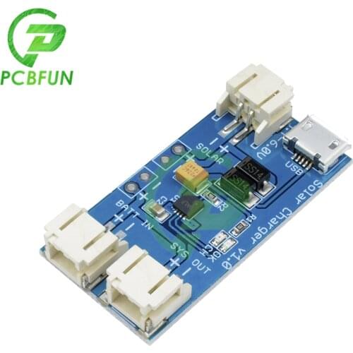 4.4V-6V Super Mini Solar LiPo Charger v1.0 CN3065 Lithium Battery Charge Management Chip Micro-USB Connector Micro-USB Board